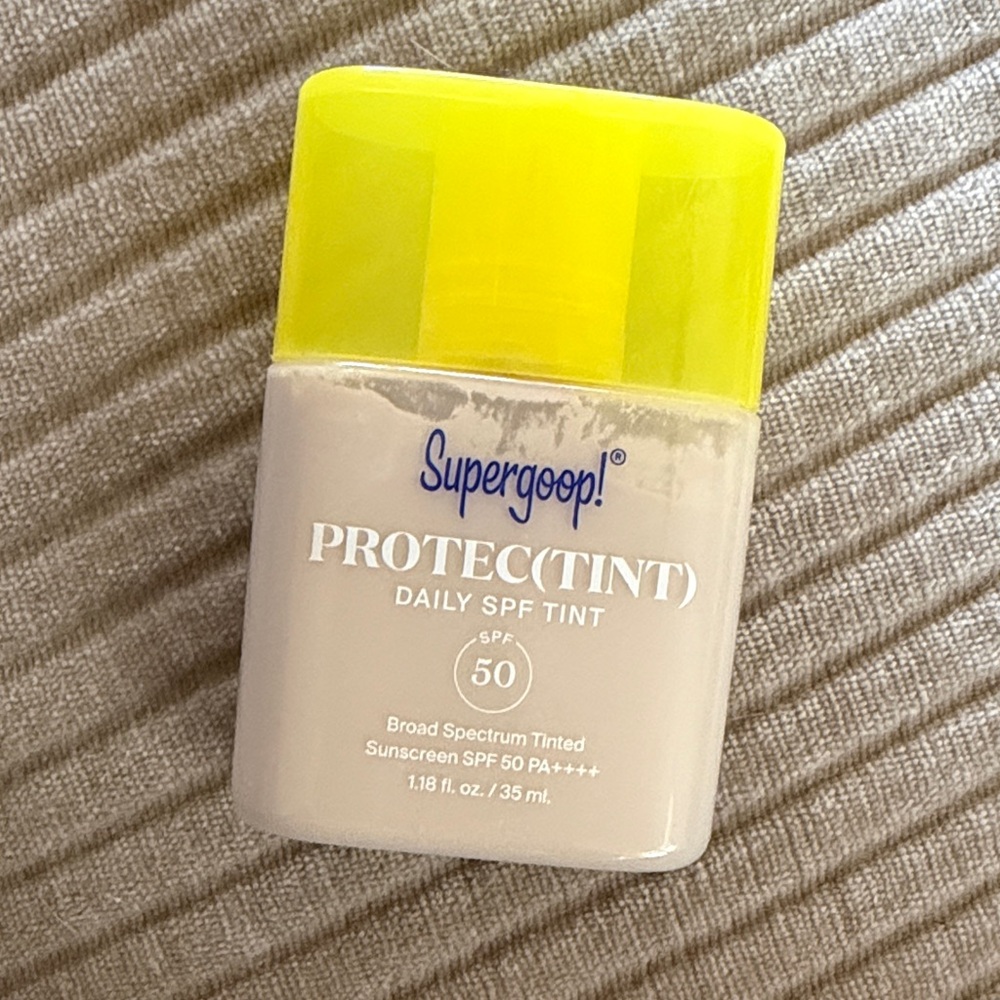 Supergoop! Protect (Tint) Daily SPF Tint - Yellow Cap, Beige Bottle